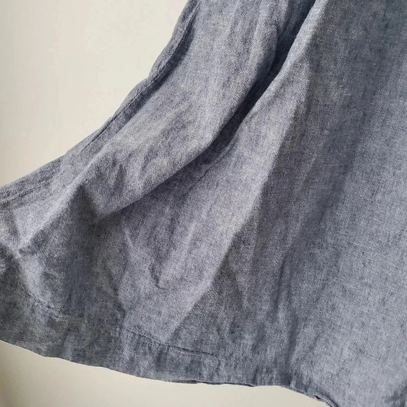 Uniqlo linen  cotton high waist midi skirt - Picture 4 of 8